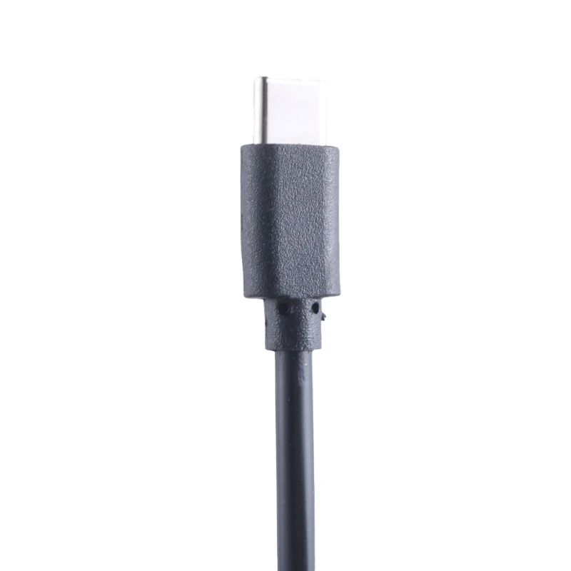 USB C to DC5525 Power Cord Wire Type C to 5.5x2.5mm Voltages Adjustment Cable