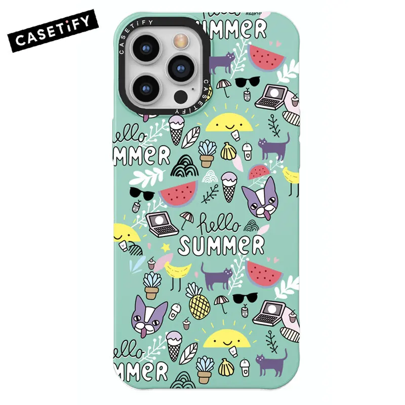 CASETIFY Black Cat Liquid Silica Phone Cases for iPhone 14 13 12 11 Pro
