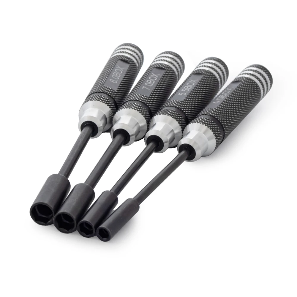 Metal Nutdriver Set M2 M3 M4 M5 17mm Hexagon Nut Socket Cross