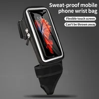Outddor Touch Screen Running Bags For iPhone 16 15 14 13 Pro Max 16 Plus 16E Xiaomi Samsung Cycling Fitness Armband Wrist Pouch 2