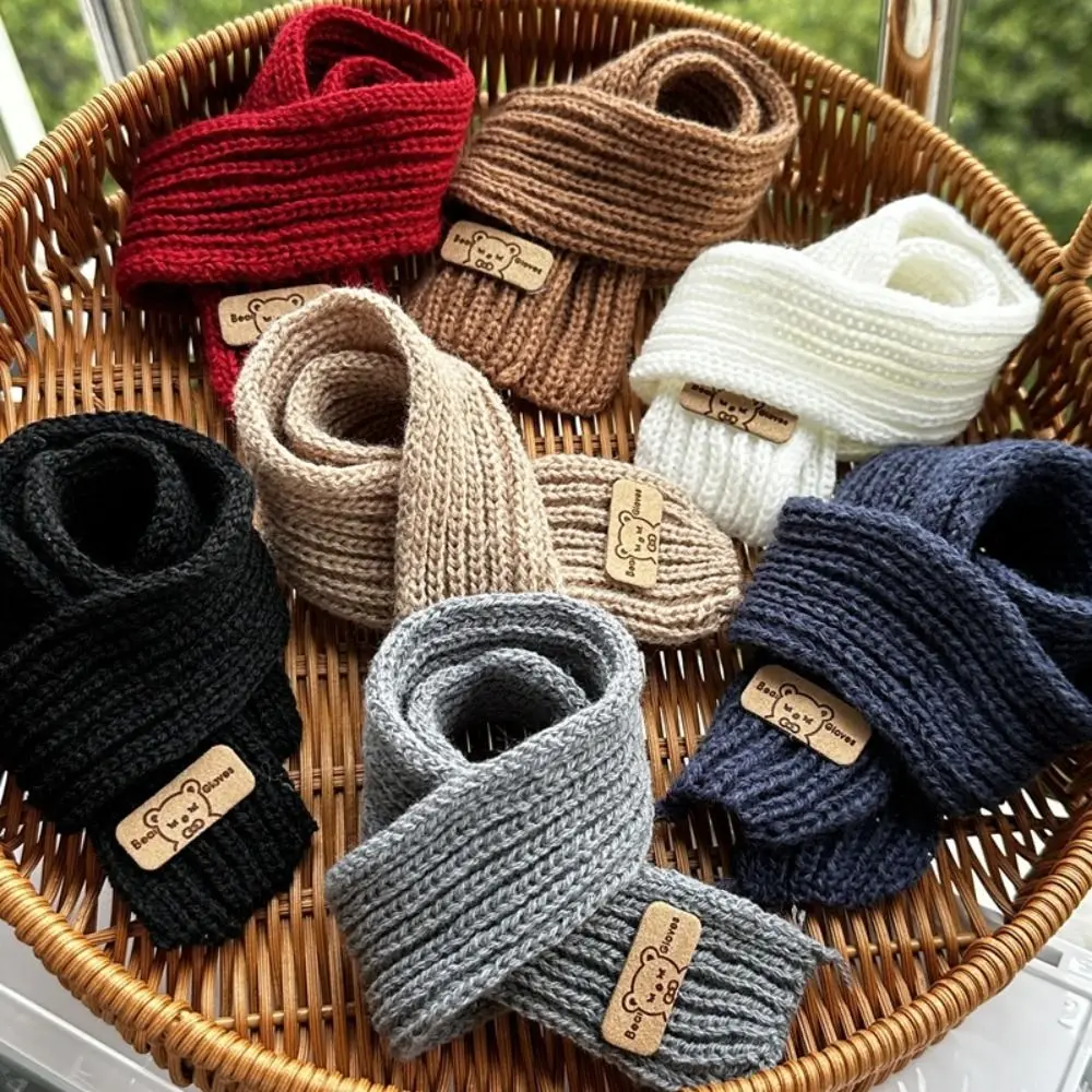 New Fashion Doll Knit Scarf Handmake Multi-colors Dolls Accessories Casual Wear Kids Gift Toys For 20cm Cotton Dolls