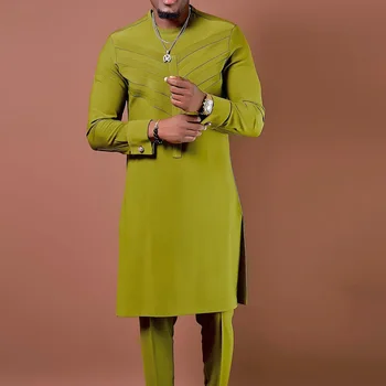 Aminu Crewneck Long Sleeves Paneled Shirts