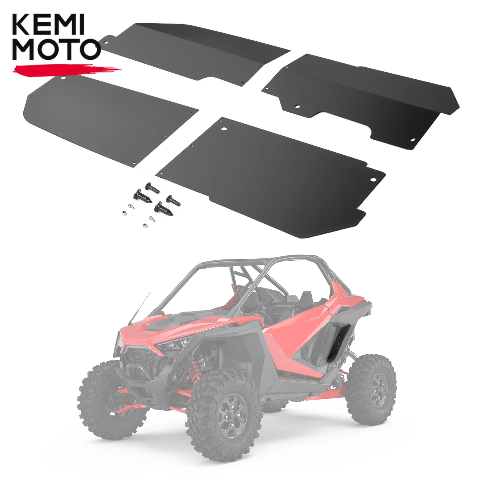 

UTV Rear Muds Fender Flares Compatible with Polaris RZR Pro R / TURBO R 2022-2023 2/4 Seats Heavy-Duty Flares Guarrds