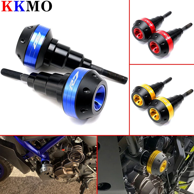 

YZFR7 аксессуары для мотоцикла CNC алюминиевая рамка ползунок защита от ударов колодки для YAMAHA YZF R7 YZF-R7 yzfr7 2021-2024 2023 2022