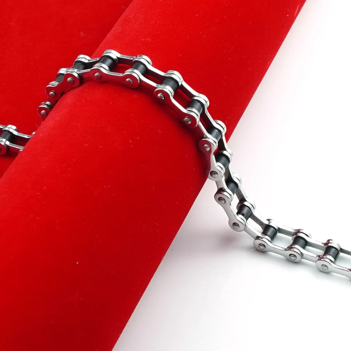Men's Stainless Steel Biker Chain Bracelet – Punk Fashion Jewelry