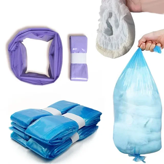 1/10Pcs Baby Diaper Pail Garbage Bag for Trash Bucket Replacement Liners 4.5-45M Thickened Anti-odor Diaper Pail Replacement Bag