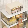 Modern Plastic Kitchen Cabinets Floor-to-ceiling Flip Storage Cabinet Home Multi-function Pot Cabinets Bedroom Storage Furniture 3