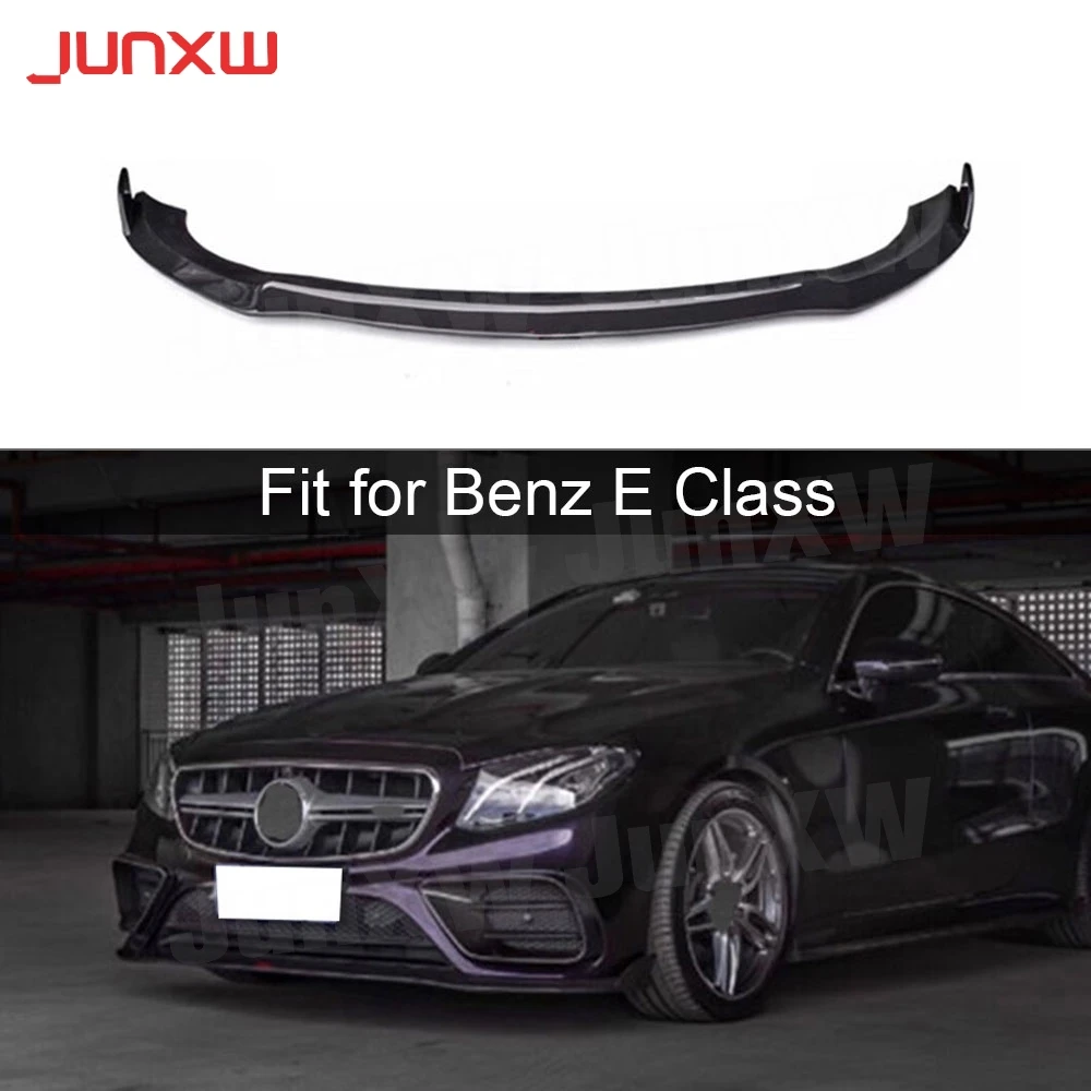 

E Class Sport Carbon Fiber Front Lip Spoiler for Mercedes Benz C238 Coupe 2017-2019 Head Bumper Chin Shovel Car Styling