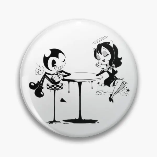 

Мягкая булавка для пуговиц Alice Angel Bendy, булавка для лацкана, украшение для влюбленных, Подарочная Женская Брошь, мультяшный значок для одежды, металлическая бижутерия, милая творческая бижутерия