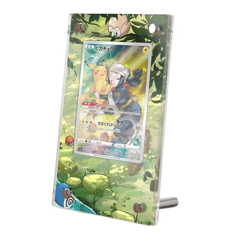 

Pokémon Akari Animation Characters Extended Painting Acrylic Card Brick Anime Classics Game Collection Cards Display Stand