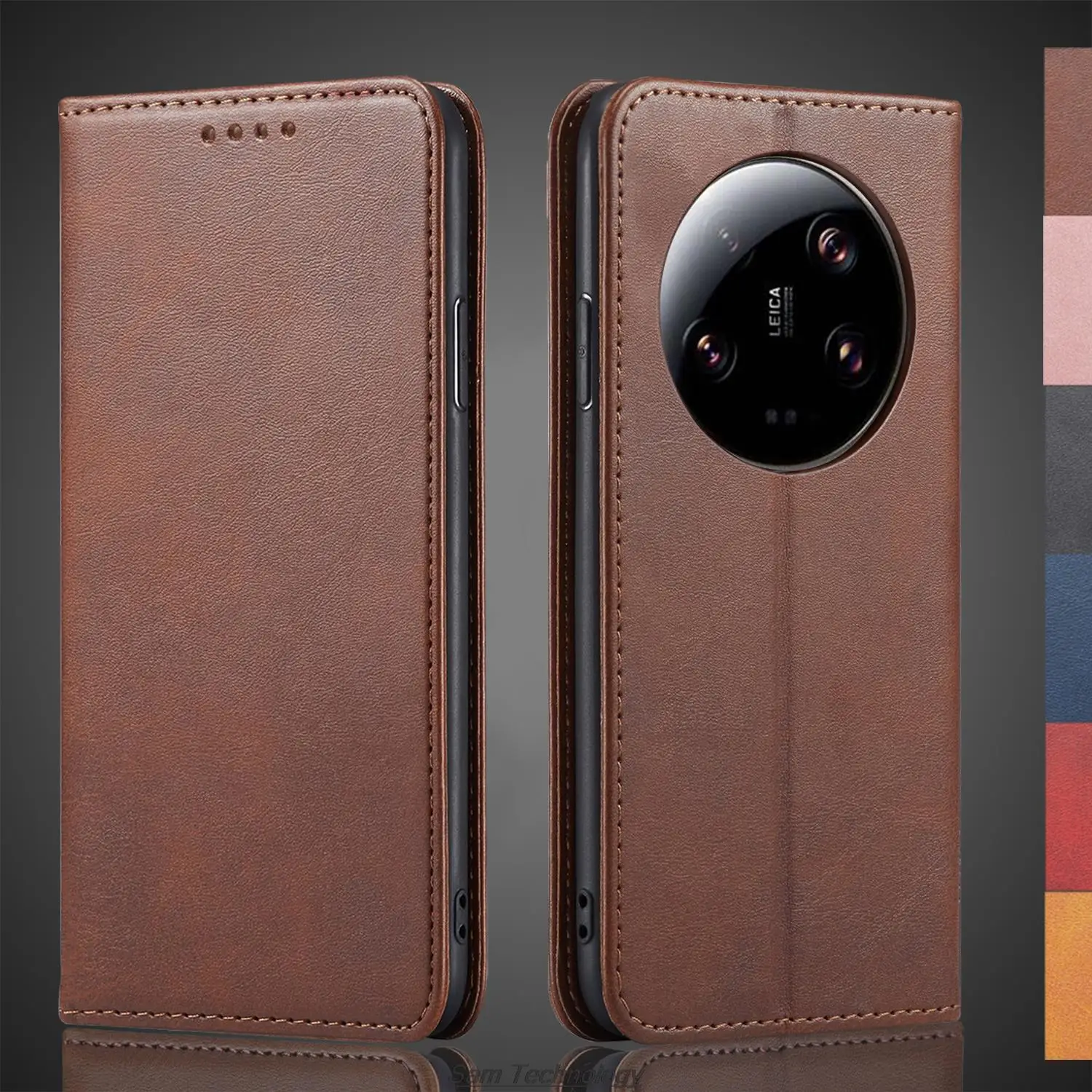Magnetic attraction Leather Case for Xiaomi 13 Ultra Mi 13U 6.73" Holster Flip Cover Case Wallet Phone Bags Fundas Coque