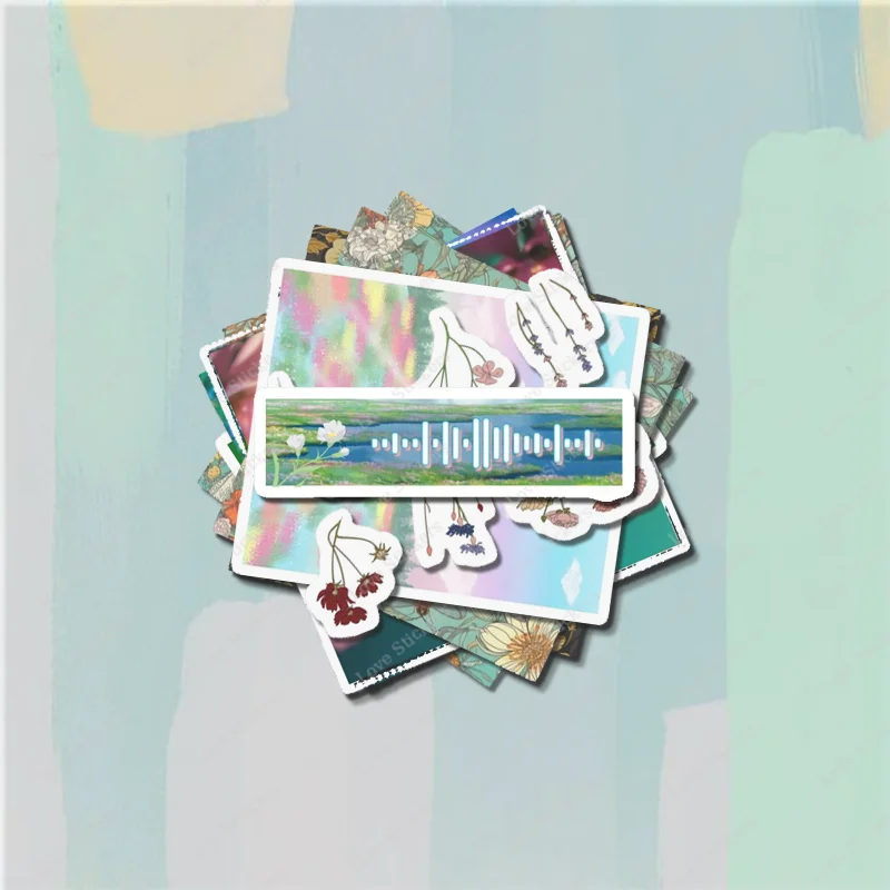 

5 шт., наклейки на бутылки для воды в виде цветов и сада