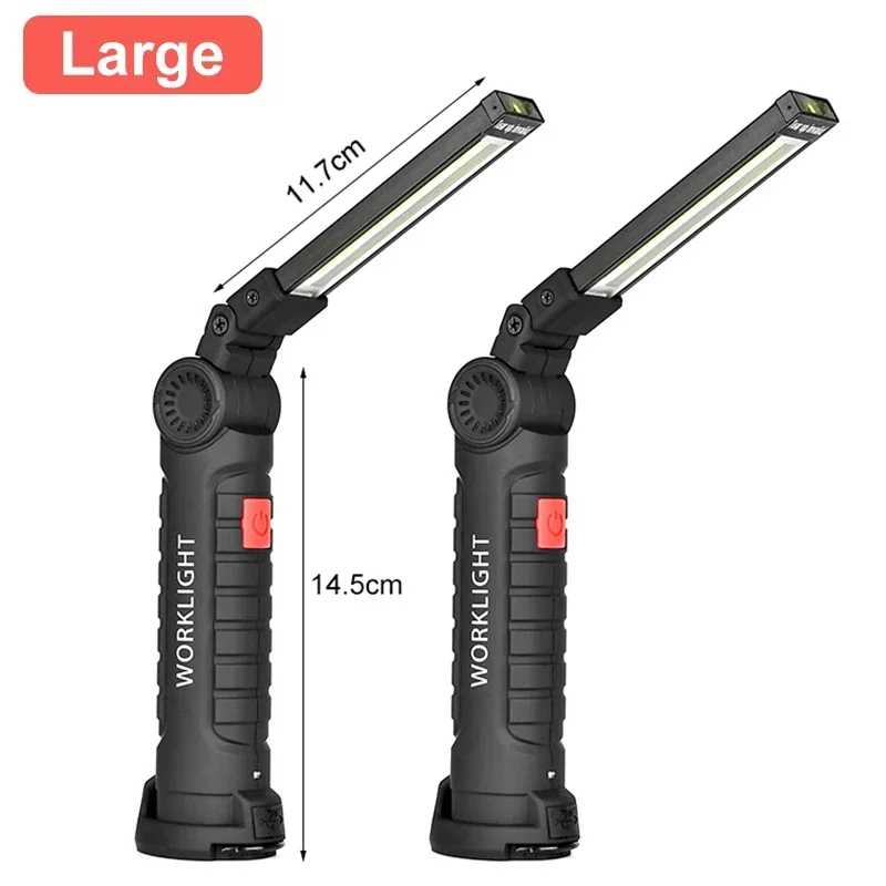 Multifunctional Portable Rechargeable Magnetic Work and Camping Light