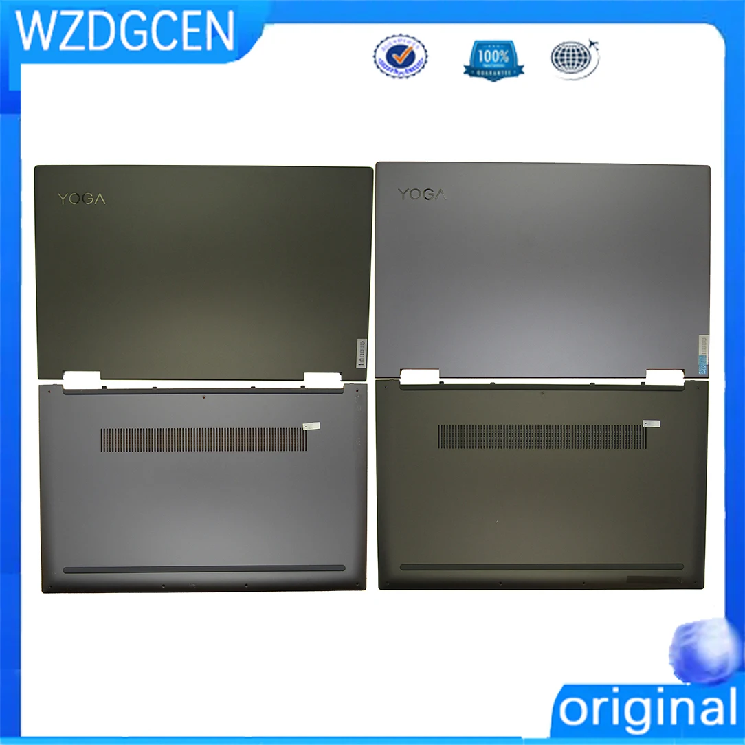 

Used For Lenovo Yoga 7 15ITL5 Laptop Case LCD Back Lid Top Cover Bottom Base Cover Green Grey Shell