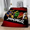 Cartoon Ninjago Dragons Risings Printed Blanket Picnic Blankets Warm Blanket Soft and Comfortable Blanket Home Travel Birthday 2