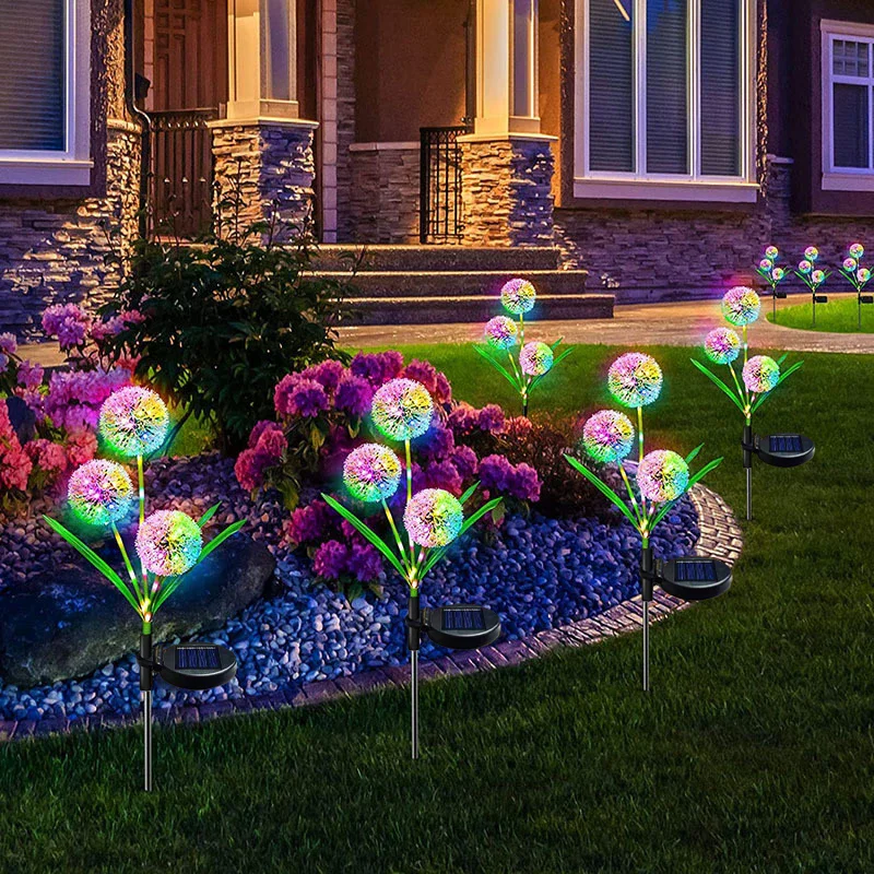 Description Picture 4 of itemSolar Lights Outdoor Garden Decor Solar Garden Lights Decorative Dandelion With LED Waterproof Solar Lights Outdoor For Yard