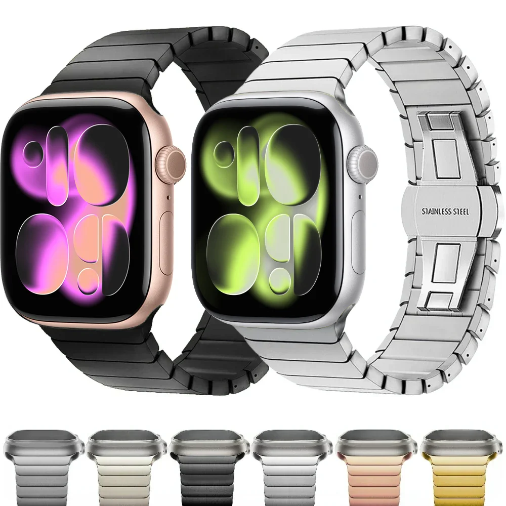 Metal Strap for Apple Watch Ultra 3 2 49mm Series 11 10 46mm 42mm 9 8 7 45mm 41mm Watchband iWatch 6 5 4 SE/3 44mm 40mm Bracelet
