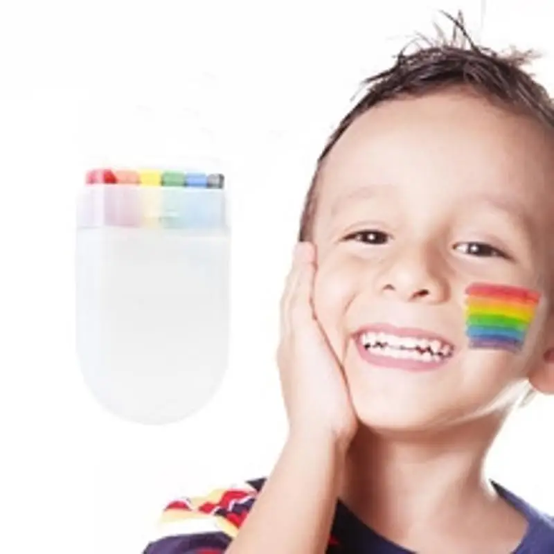 Six Color Facial Painting Body Painting Festival Creative Dressing Fan Festival Party Oil Painting - 2