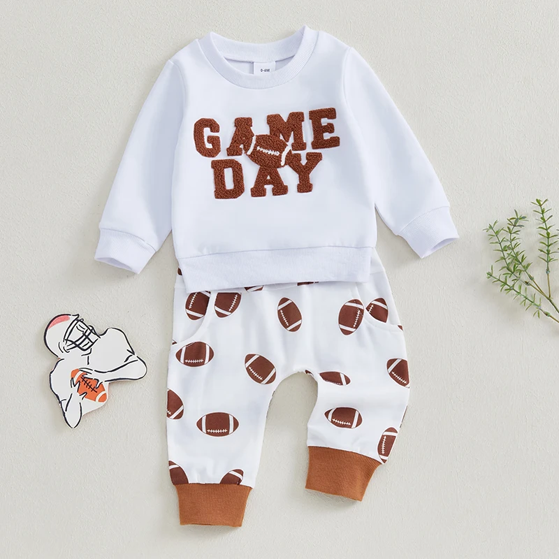 Toddler Boys' Football Sweatshirt & Trousers Set 2