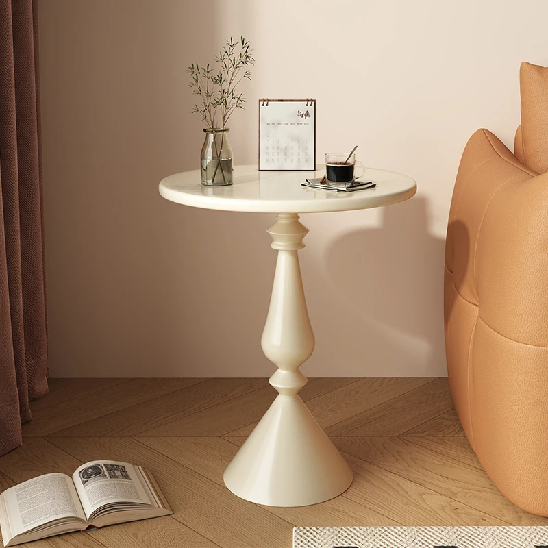 Nordic Corner Coffee Table Dining Center Salon Vanity Side Console Table Makeup Round Tavolino Da Salotto Mobili Per La Casa Cy50Ct