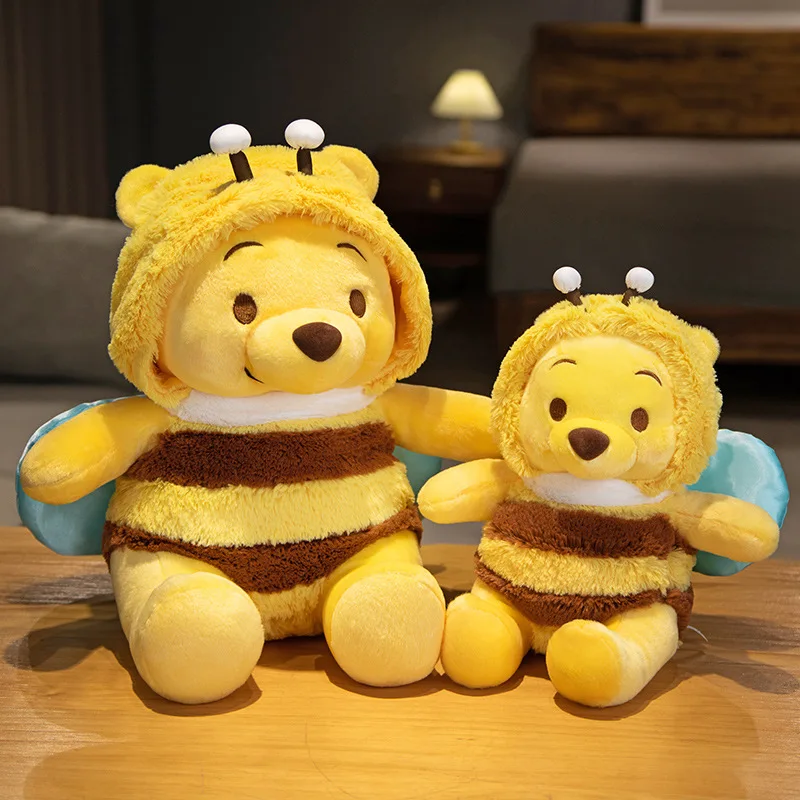thumbnail image 4 of Disney Bee Winnie The Pooh juguetes de peluche para niños, almohada Kawaii, oso de Anime, juguetes de peluche para niños, regalos de cumpleaños y Navidad, 50cm, 4 of 5