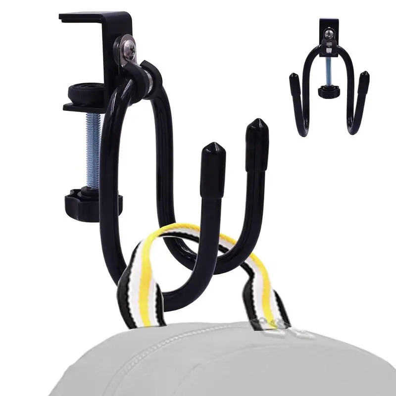 

Desk Mount Bag Holder Durable Hook Holder Under Desk Space Save Mount Clamp On Universal Accessorie For Longboard Wallets