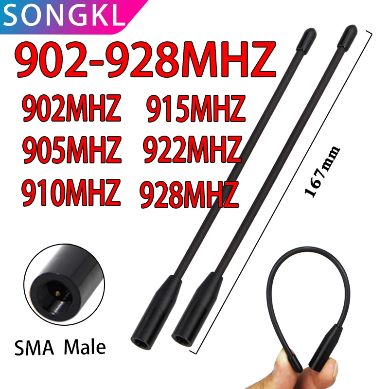 LoRa Wan soft whip 915MHz antenna 922MHz 928MHz 902-928MHz 905MHz 910MHz antenna for Meshtastic high efficiency