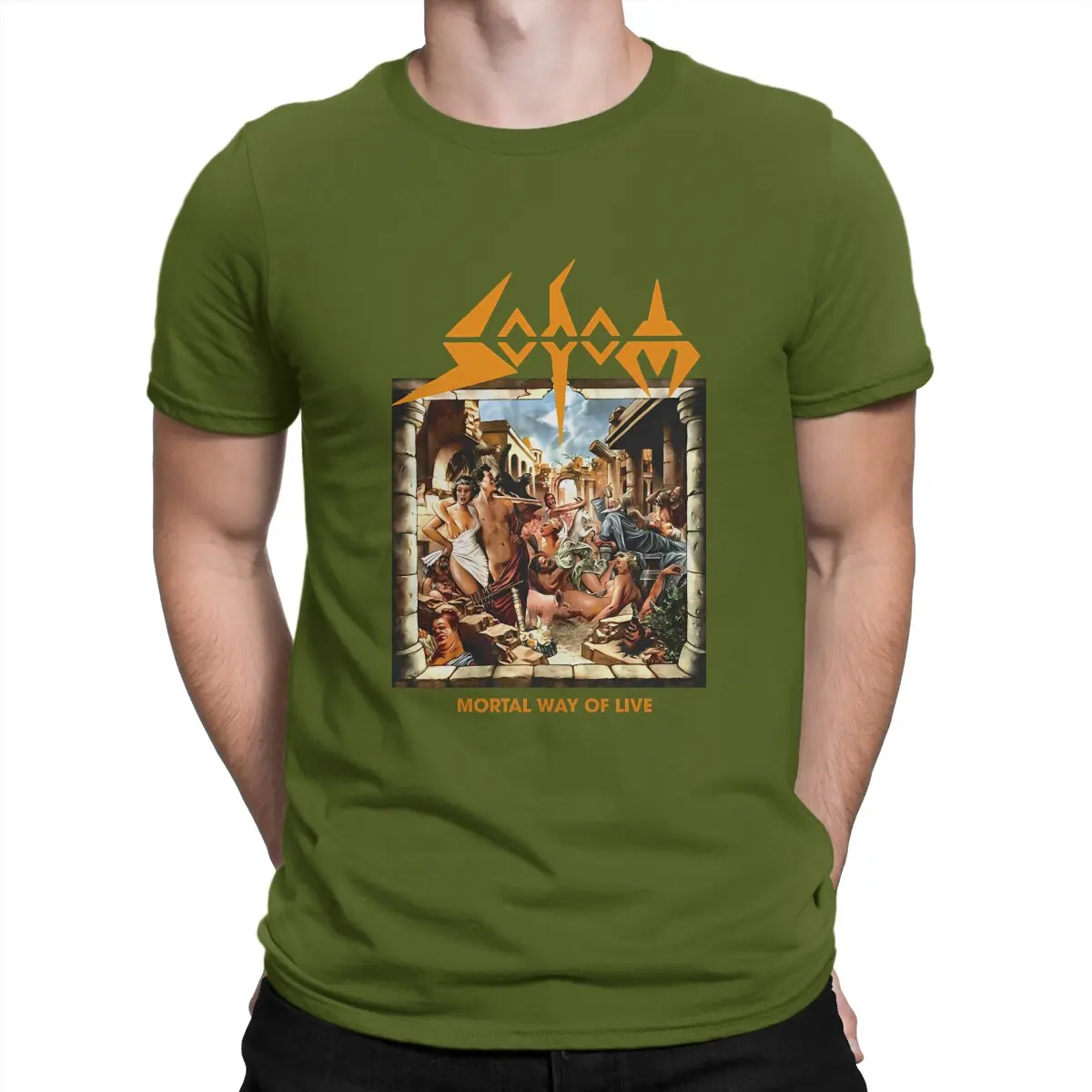 Camiseta de Sodom Man, Mortal Way of Live, banda de rock, individualidad, sudaderas, nueva tendencia