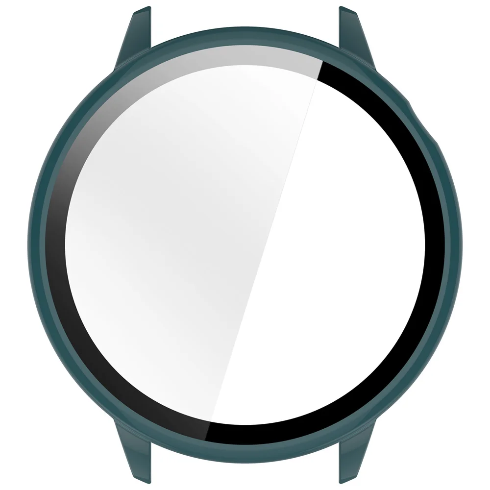 Hard PC Shell with Tempered Glass Film Protective Watch Cover