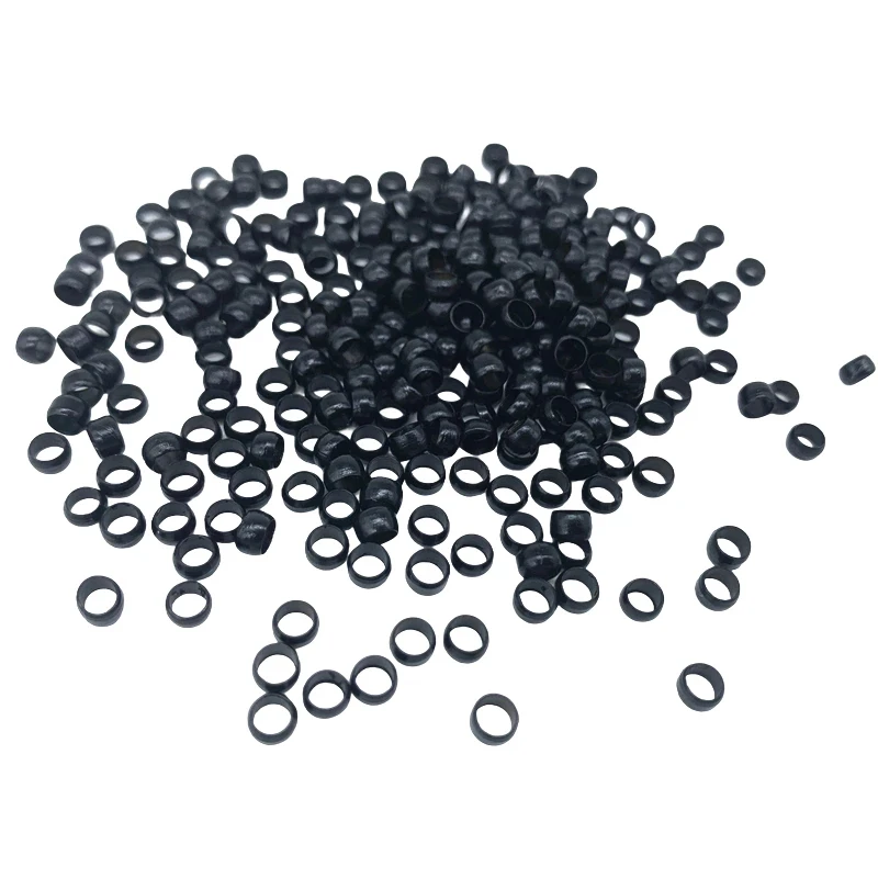 3000개 4mm 구리 나노 헤어 비즈 (연장용 마이크로 링크 링, 비실리콘 헤어 익..