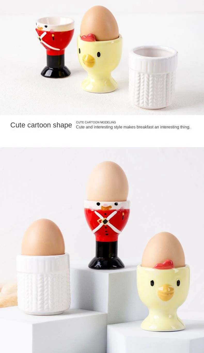 Ceramic Egg Cup Chick Shape Boiled Egg Cup Holder Stand Container Kitchen  Breakfast Banquet Eggs Supplies - AliExpress