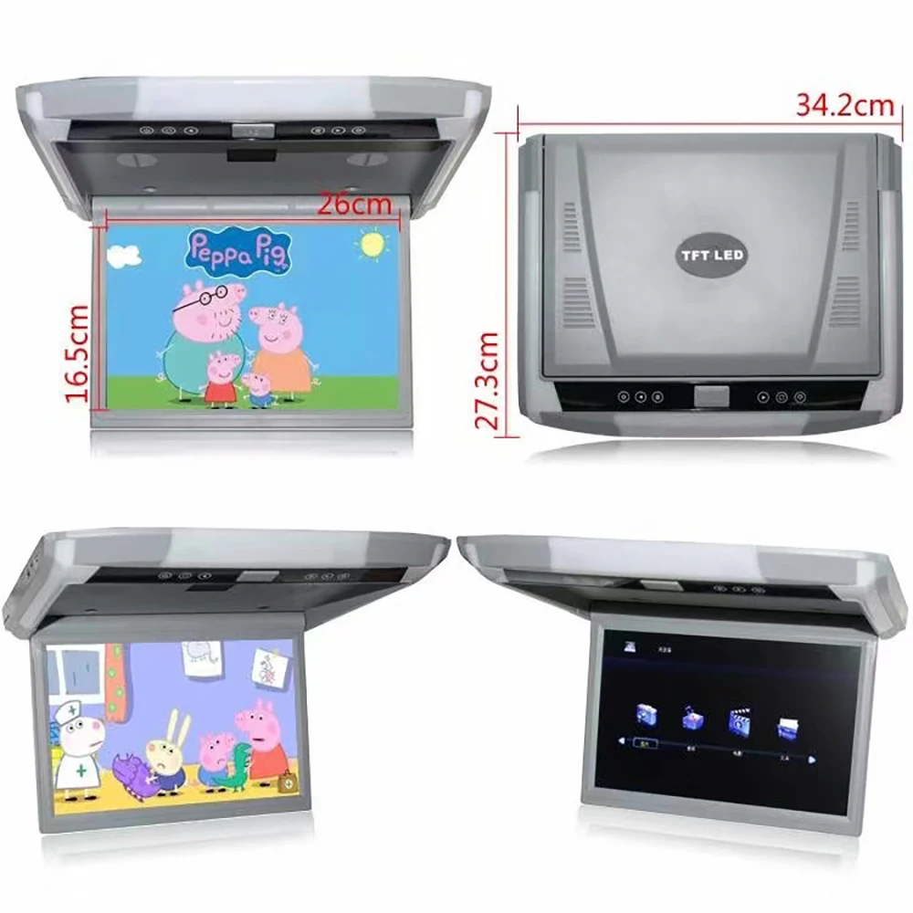 TFT LCD ڵ   Ʈ, MP5 ÷̾, USB SD ڵ õ , 1080P, 12.1 ġ, 10.1 ġ