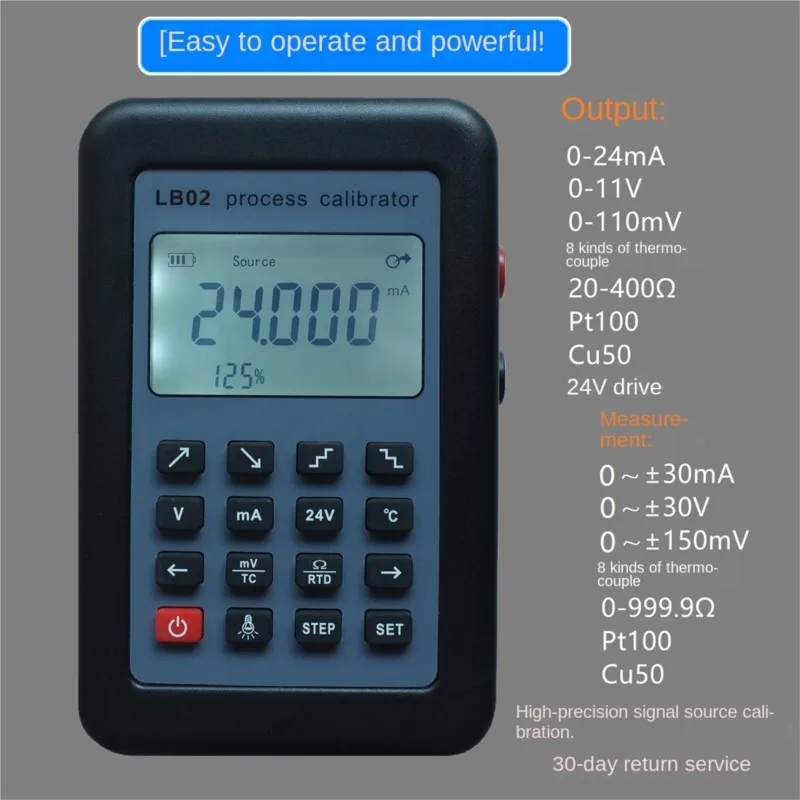 

4-20mA Signal Generator/0-10V/mV/thermocouple/current Voltmeter Signal Source Calibrator LB02