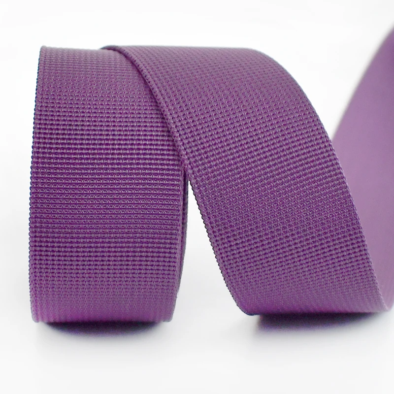 Durable Nylon Webbing Roll for Bag Strap and Decorative Accessories, 5M x 20-50mm