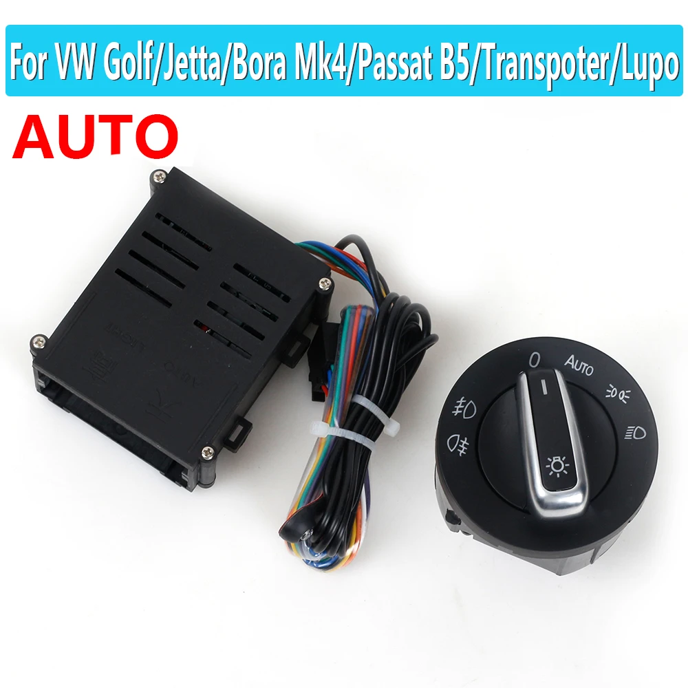 For For Per Vw Transporter Multivan Caravelle Auto Faro Auto Chrome Light Switch Auto Lampada Sensore Luce