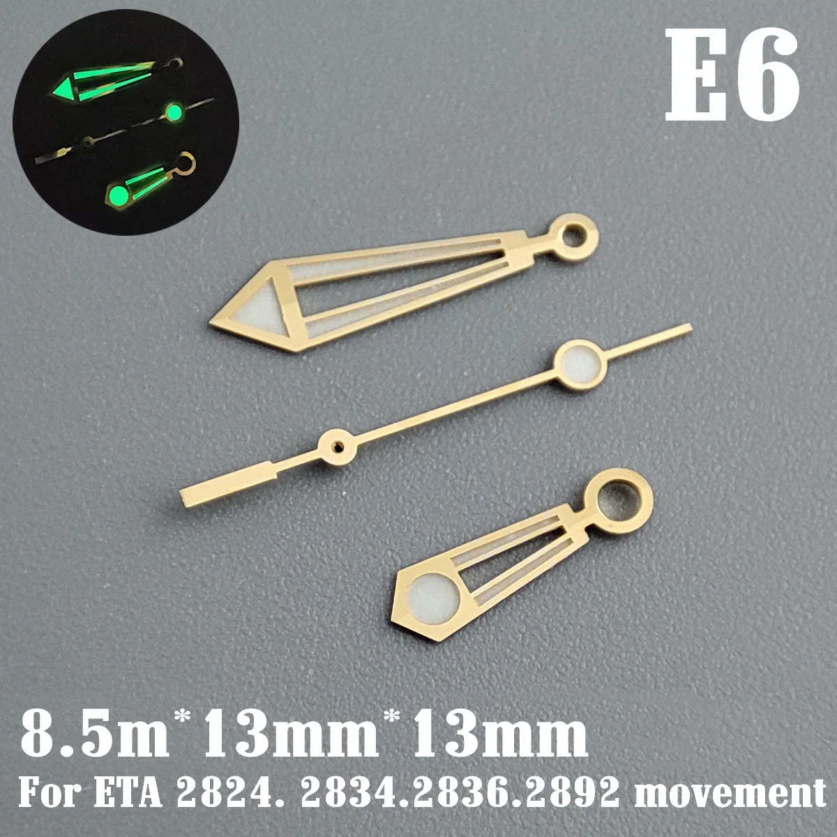 Green Super Luminous Watch Hands