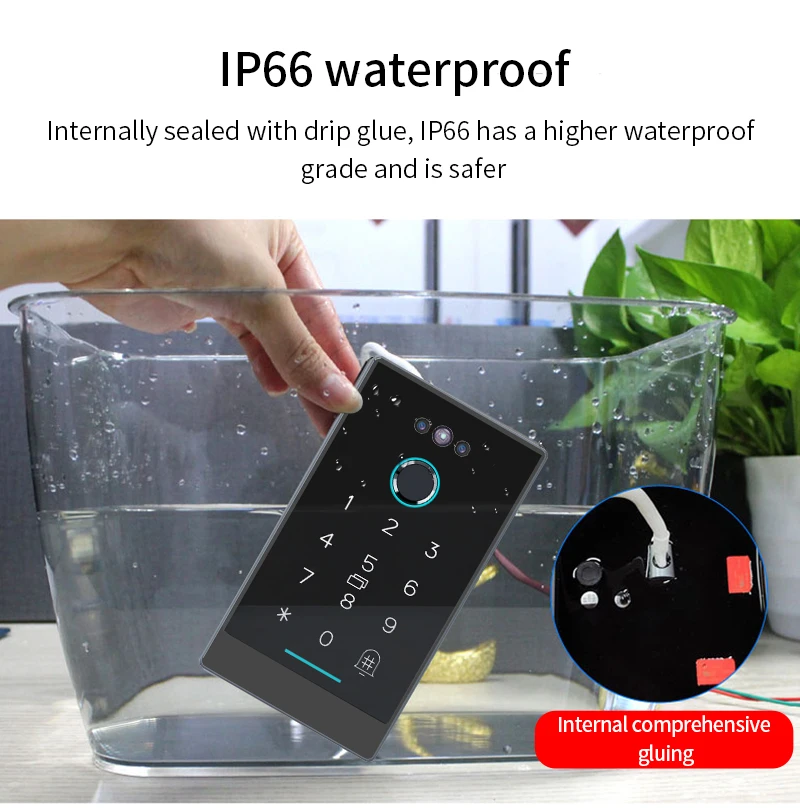 Ttlock Face Recognition Smart Lock Controller Facial Access Control Keypad Biome