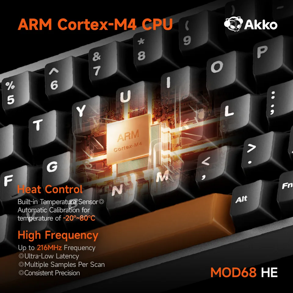 Akko MOD68 HE Keybaord Aluminum CNC 65% Magnetic Switch Rapid
