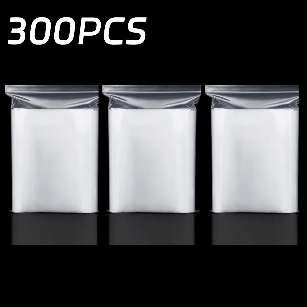 Transparent Reclosable Zipper Poly Bags - Universal Dust Protector Covers