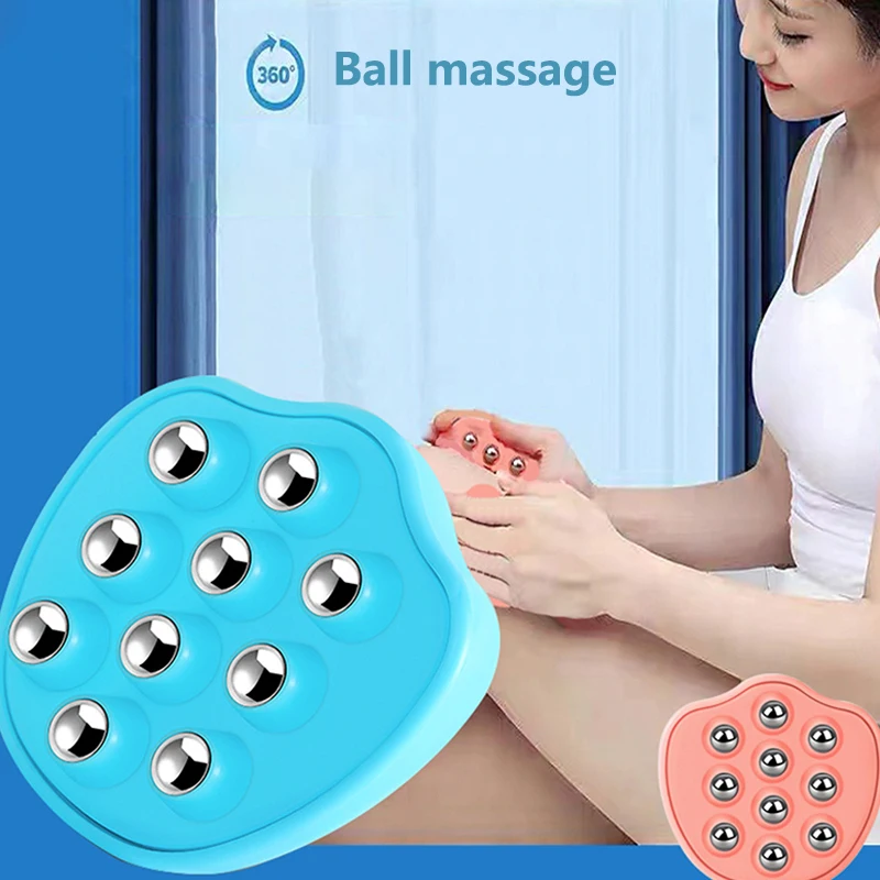 

10-бусиновый ручной массажер с кошачьими когтями, магнитный шарик, расслабляющие мышцы всего тела, портативные многофункциональные роликовые массажные инструменты