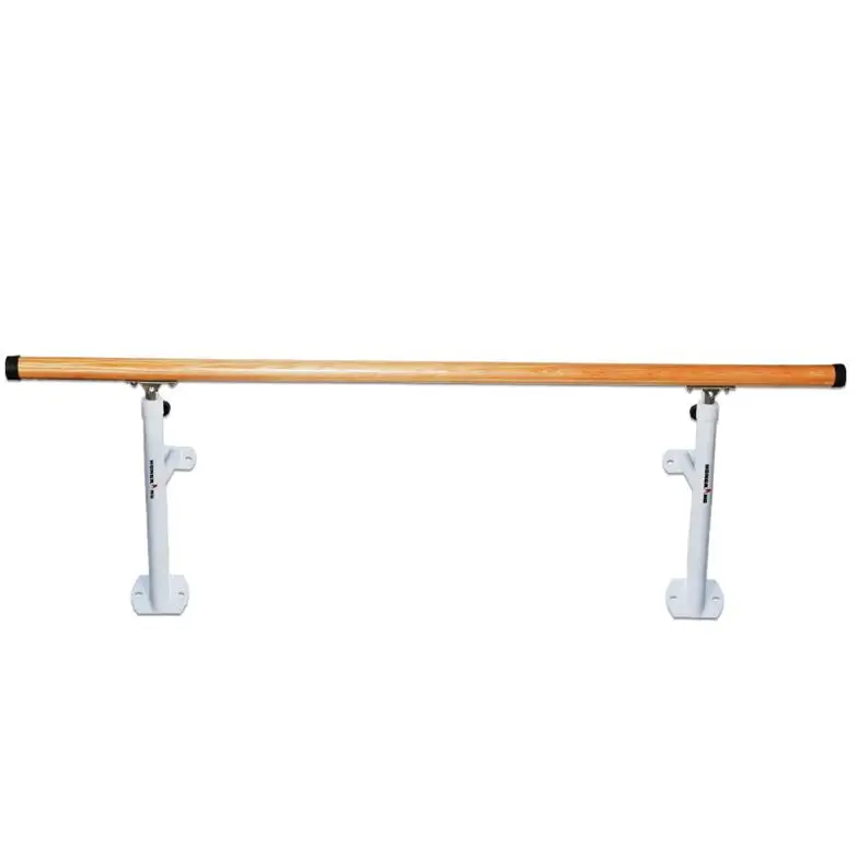 Wooden Gym Height Adjustable Leg Pressing Pole Portable Dancing Ballet Bar