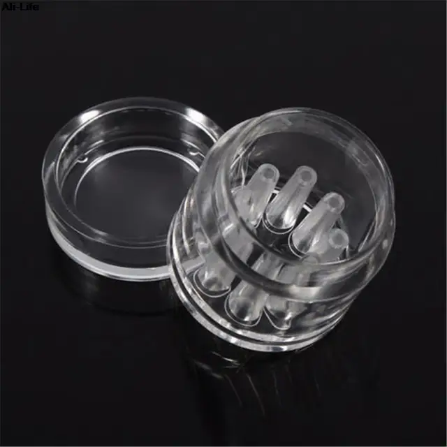 8 Hole Snail Trap Transparent Leech Vivarium Planarian Pest Catch Pen red bee shrimp Worm Bait Feeding Box Aquarium Cleaner Tool 6