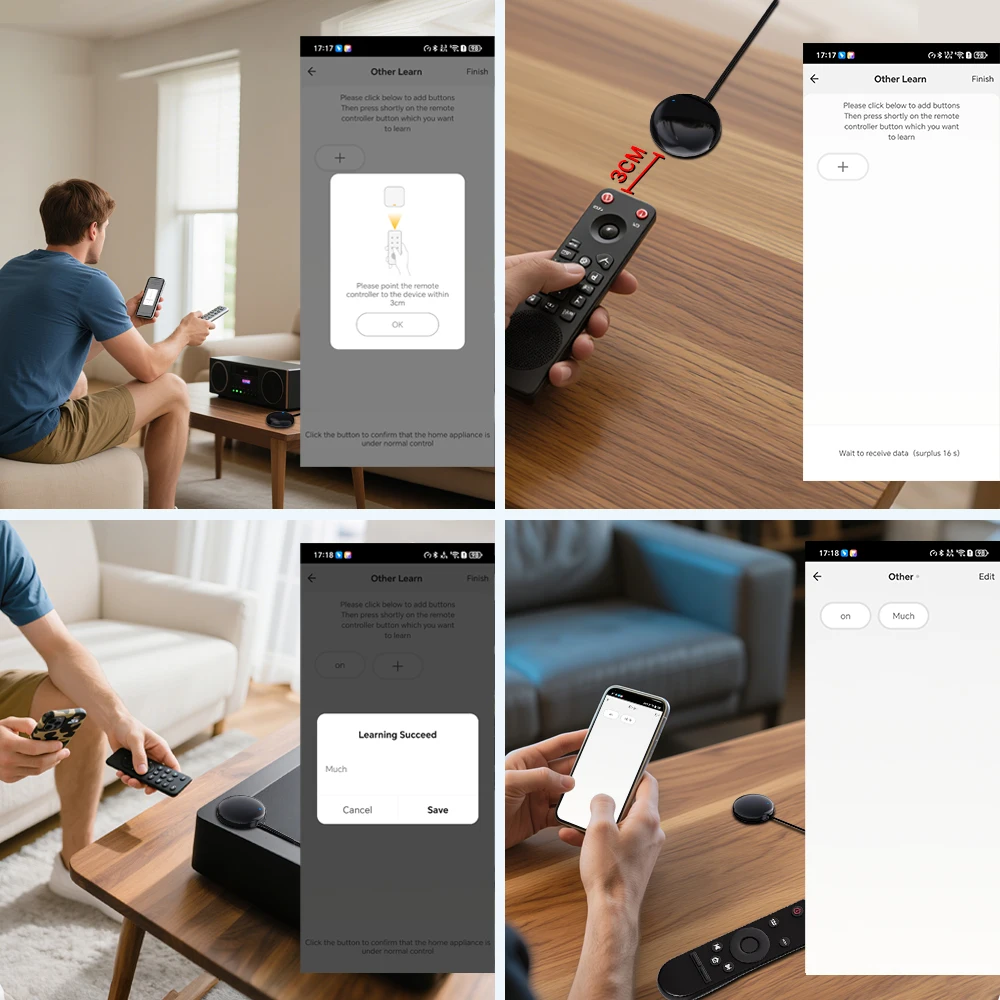 Smart WiFi-Enabled IR Remote for Home Automation - Control via Smart Life App