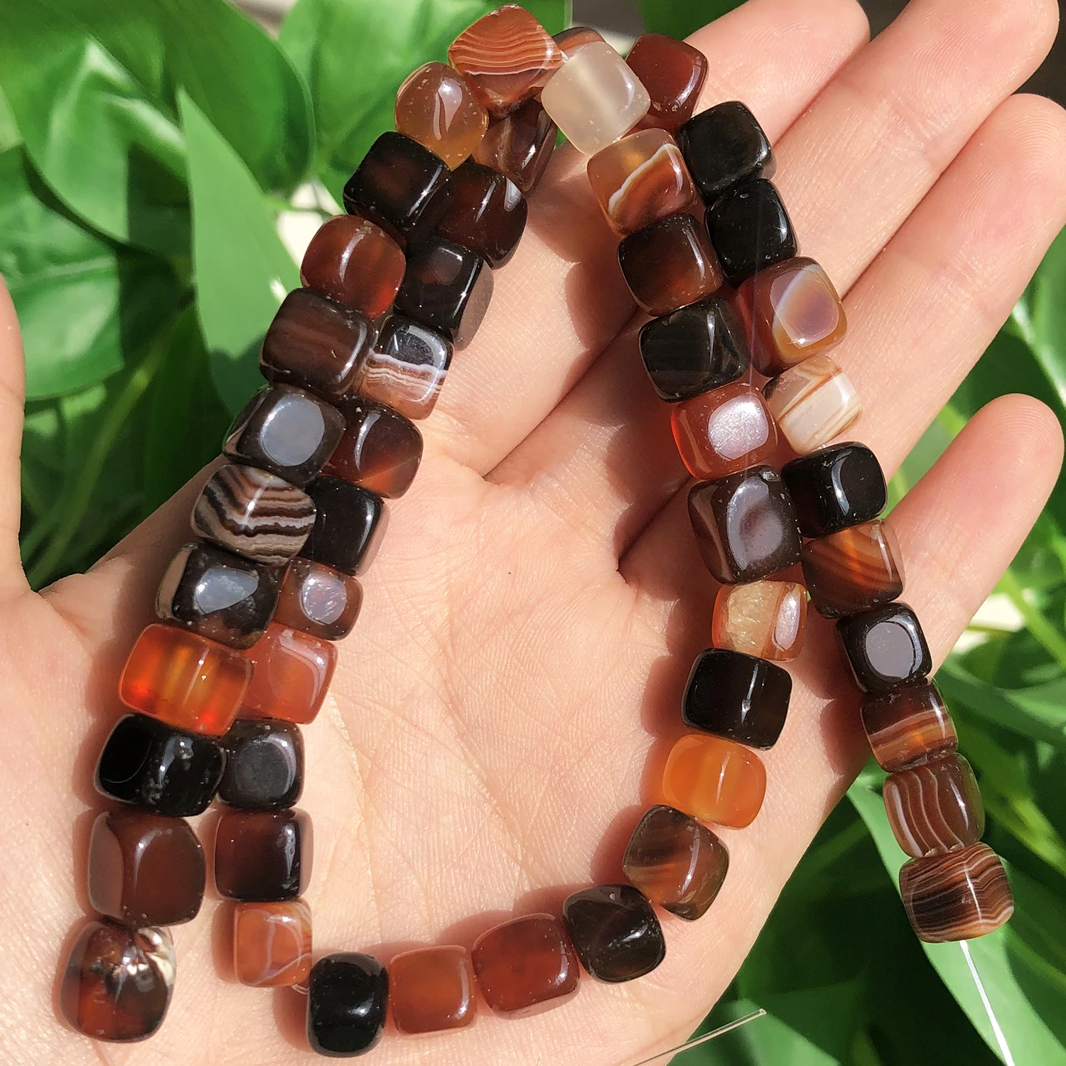 Coffee Cracked Agate