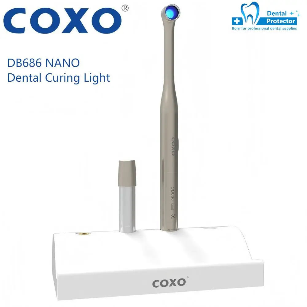 COXO Db686 Nano Led Wireless Curing Lamps Photopolymerization Curing Light Lamp Dental Equipment Dental Curing Light