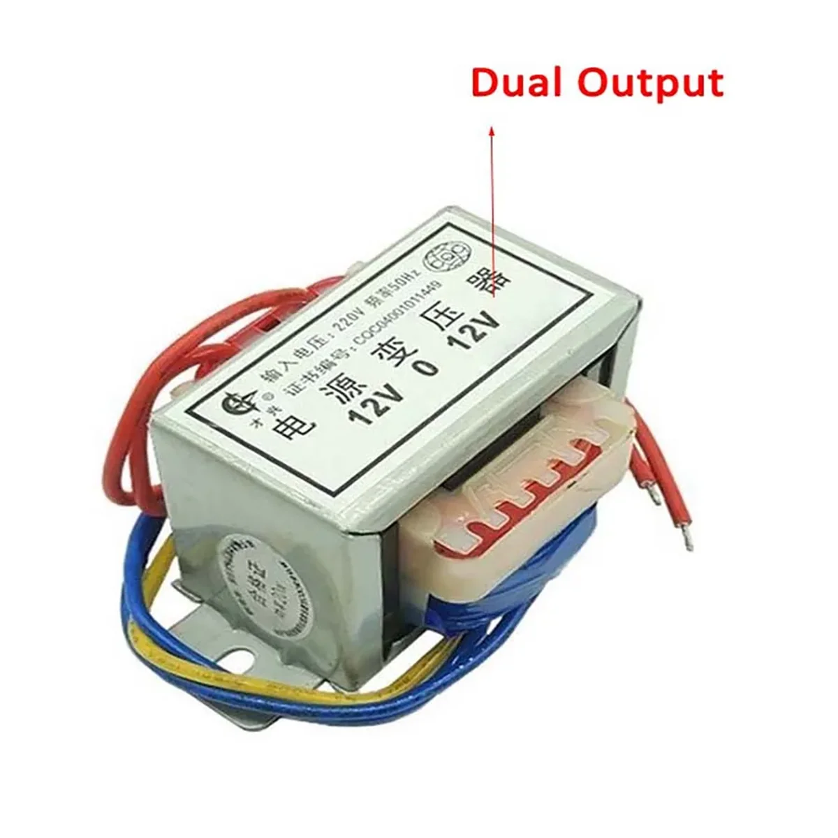 EI41 5W Transformer Input 220V to Single Output 36V 48V 110V 220V Dual Output 6V-0-6V 7.5V-0-7.5V 9V-0-9V 12V-0-12V 15V-0-15V