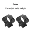 Vector Optics 30mm Dovetail Scope Rings Series For 11mm 3/8" Dovetail Rail Anti- Full Metal 3