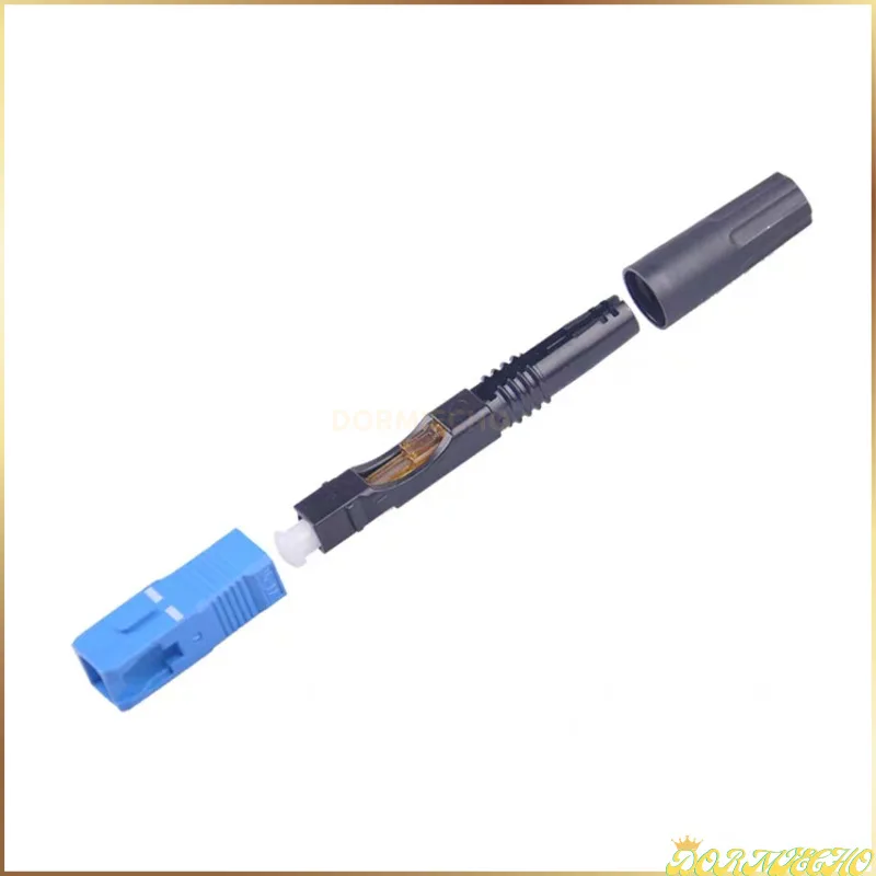 

100-400pcs Fast Connector Sc Upc Single-mod Fiber Optic SC UPC FTTH Quick Connector Fiber Optic Fast Adapter Straight Tail