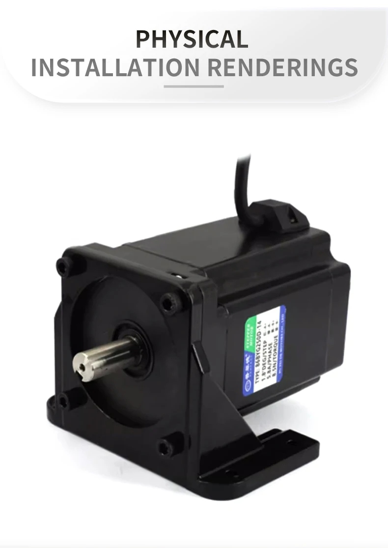 1 Stück für Schrittmotor nema34 und für nema32 Servos chritt Servomotor halterung horizontale Montage fester Sitz – Detail 20