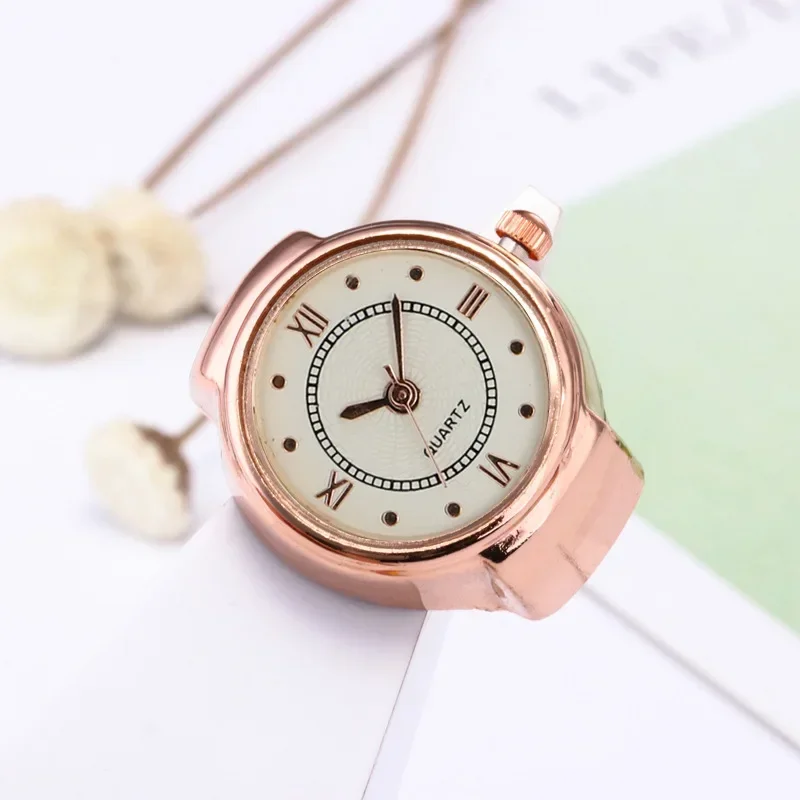 Watch Rings Adjustable Women's Party Banquet Jewelry Accessories Clock Ring Gifts finger watch ring,finger ring,adjustable rings,jewelry accessories